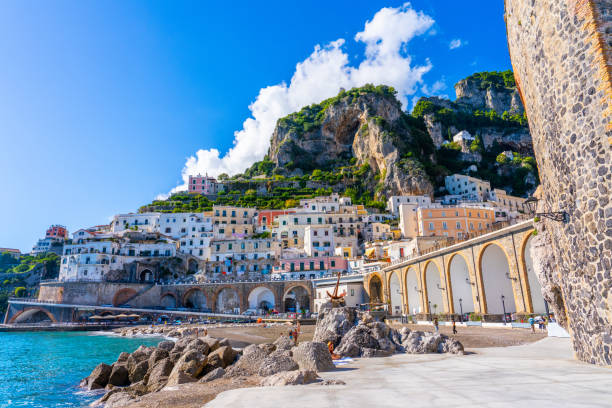 istock Beach and seafront of Atrani 1780645551