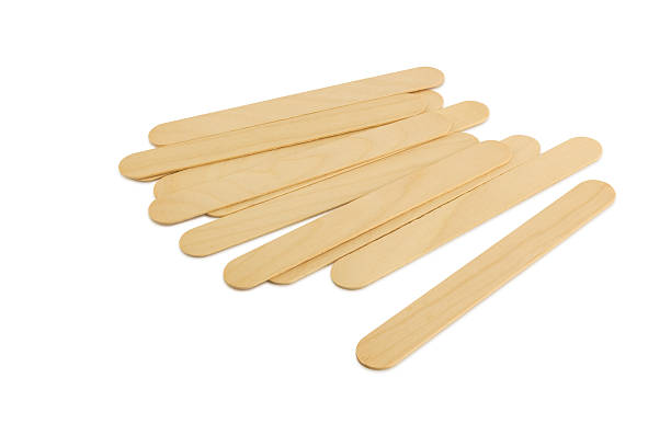 Tongue depressor stock photo