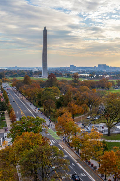 istock Washington DC aerial view with National Mall and Monument 1780651769