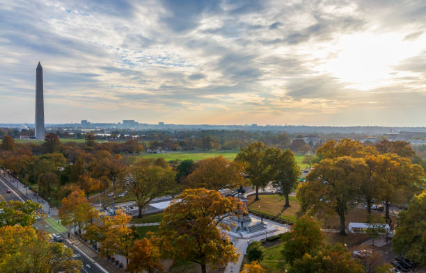 istock Washington DC aerial view with National Mall and Monument 1780651770