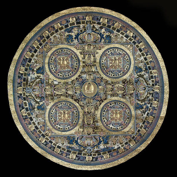 istock Mandala tangka, buddhist painting from Nepal 178065189