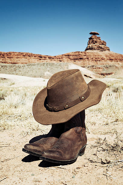 istock Boots in front of Mexican Hat 178065250
