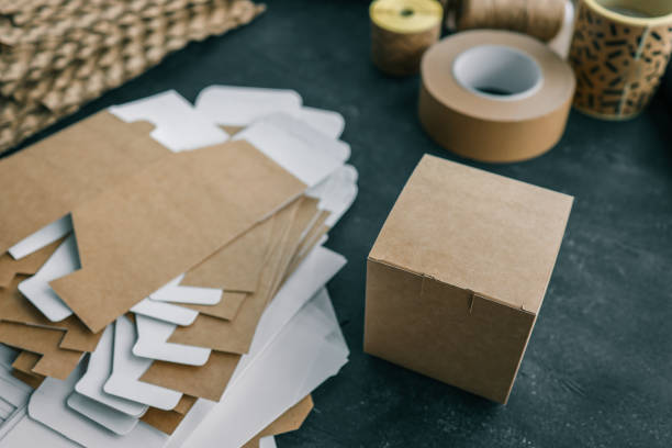 istock Craft box close-up with space for your logo 1780696891