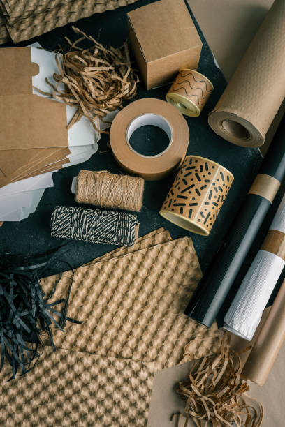 istock Craft set of goods for product packaging 1780696898