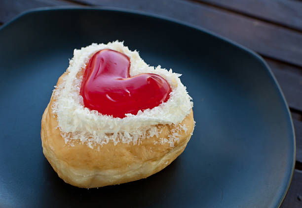 istock red heart  shape of  donut. 178070117