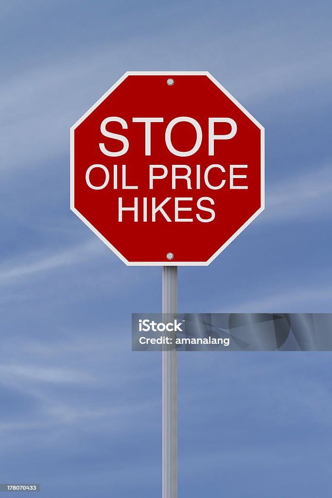 Parar preço do petróleo caminhadas - Royalty-free Ao Ar Livre Foto de stock