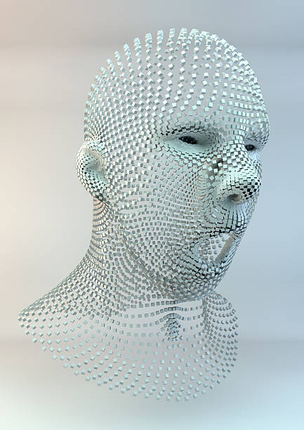 istock Human Head made of Spheres 178070508