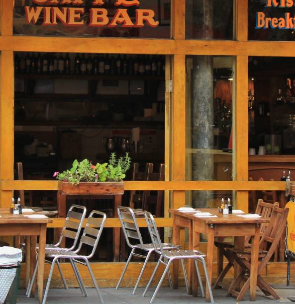 Outdoor seating at a New York City Restaurant & Bar