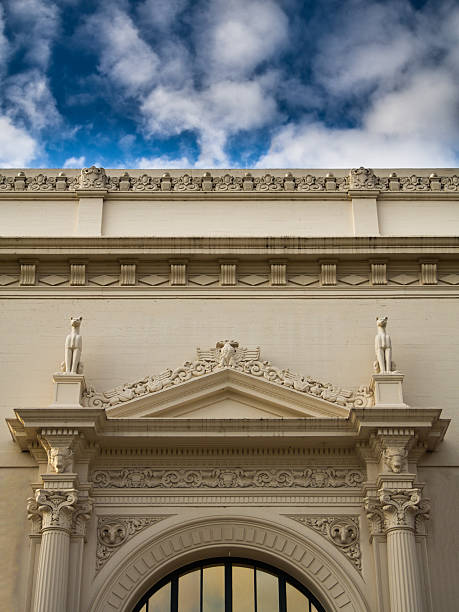 Rooftop in Balboa Park stock photo