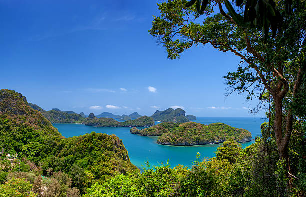 앙텅 해양 국립 공원 - ang thong islands 뉴스 사진 이미지