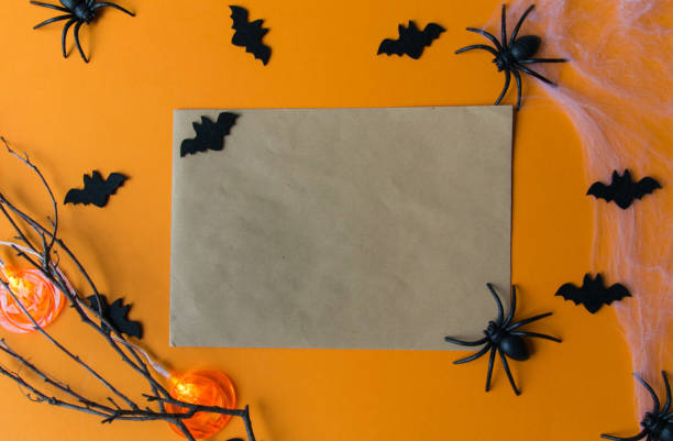 istock Hallowen decoration for party. Spider, pumpkis, bug und web. 1780738584