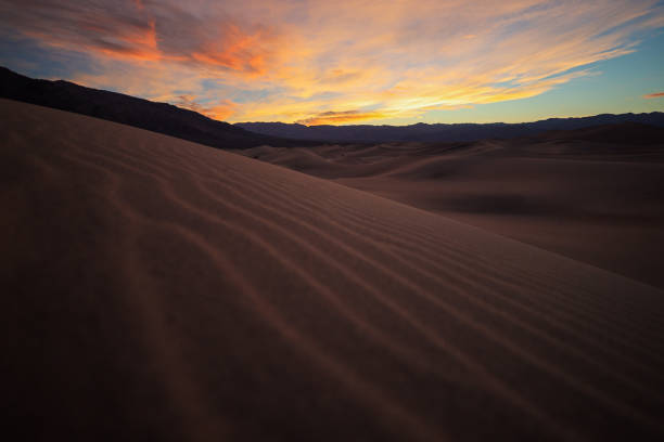 istock Sunset over Mesquite Flat Sand Dunes in Death Valley National Park 1780745295