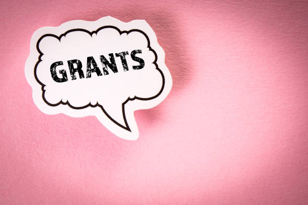 istock Grants Concept. Speech bubble with text on pink background 1780749535