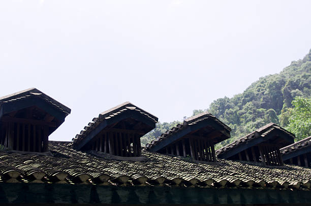istock roof of Chinese architecture 178076460
