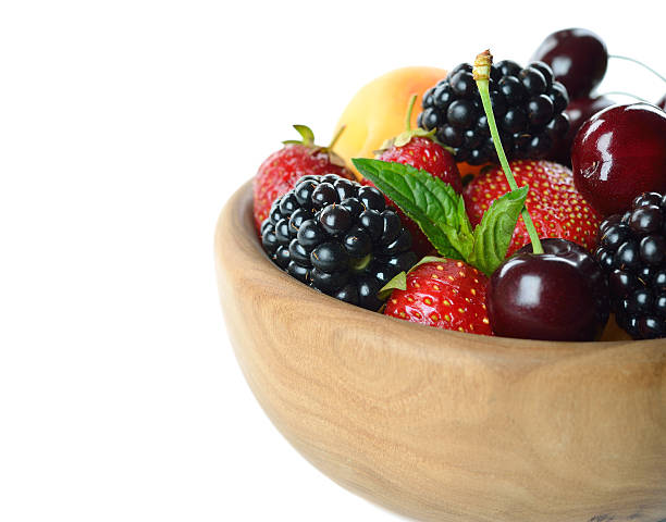istock Fruit in wooden bowl 178077259