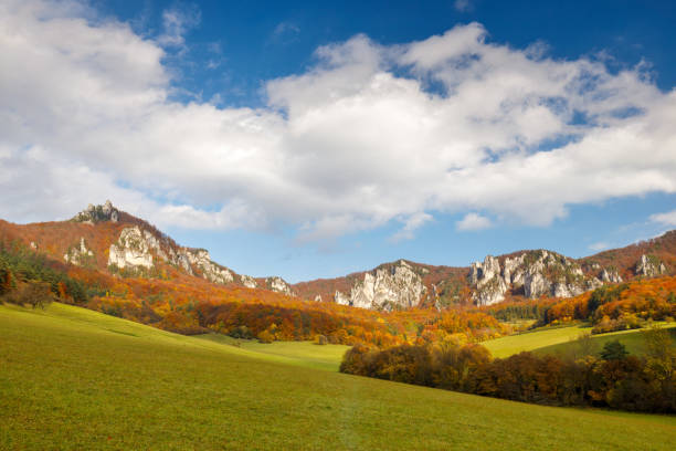 istock Autumn mountain landscape with a rocky hills. 1780772648