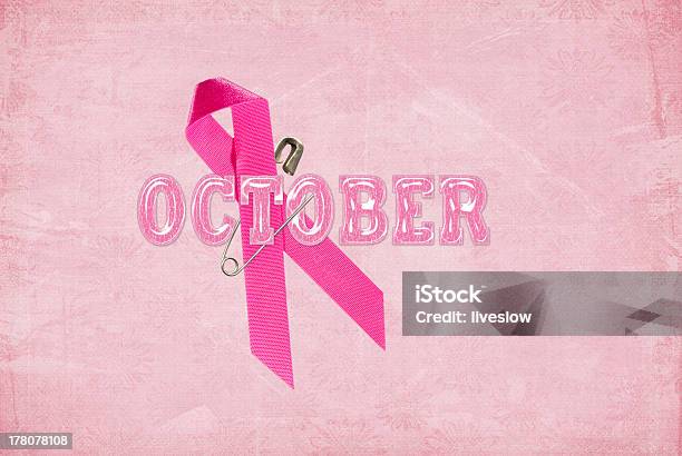 October Breast Cancer Awareness Ribbon Stock Photo - Download Image Now - Breast Cancer Awareness, Breast Cancer Awareness Ribbon, Horizontal