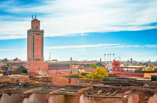 istock Panoramic view of Marrakech and old medina, Morocco 1780784106
