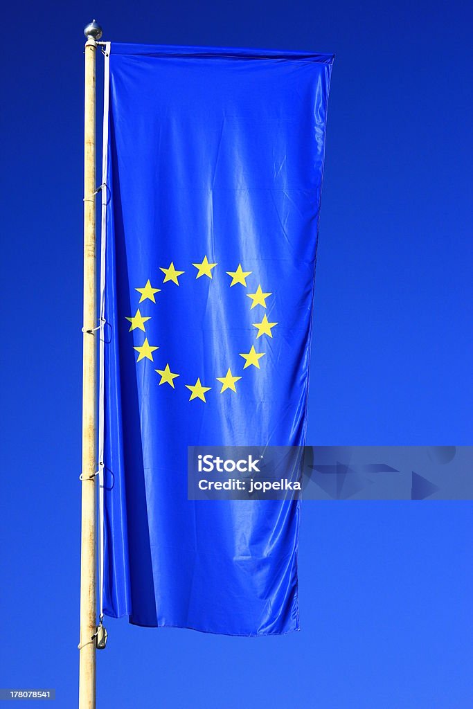 Flagge der Europäischen Union - Lizenzfrei Europaflagge Stock-Foto
