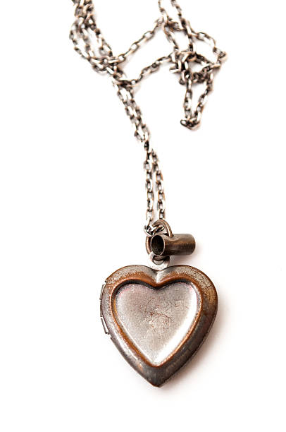 istock necklace with a heart-shaped part 178079292
