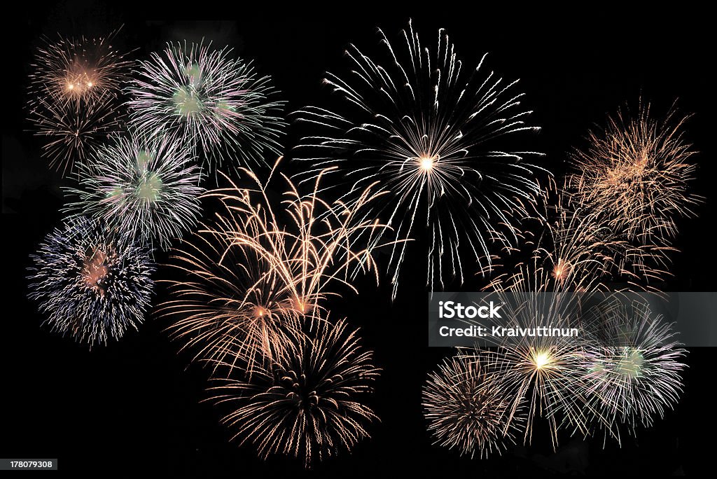 fogos de artifício - Foto de stock de Ano novo royalty-free