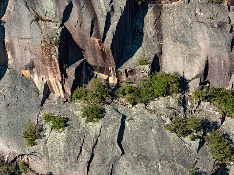 Granite wall of the Gorge at Mount Buffalo, Victoria's High Country
