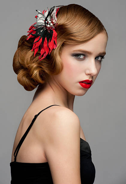 istock Woman with makeup and hairstyle 178080220