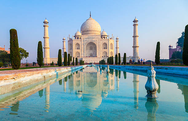 istock Taj Mahal in sunrise light, Agra, India 178080300