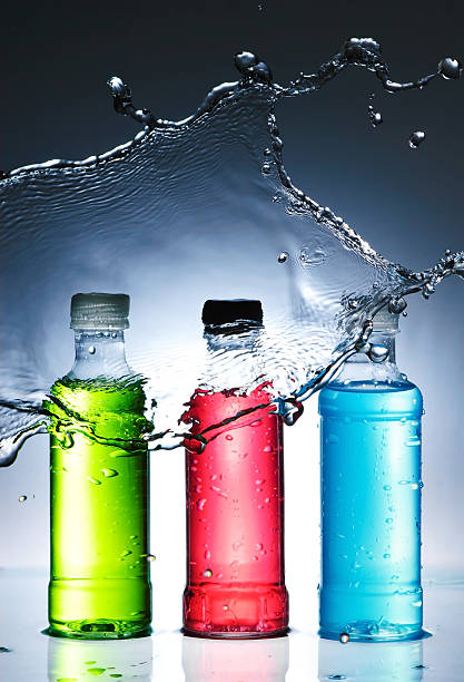 Water splash out of glass