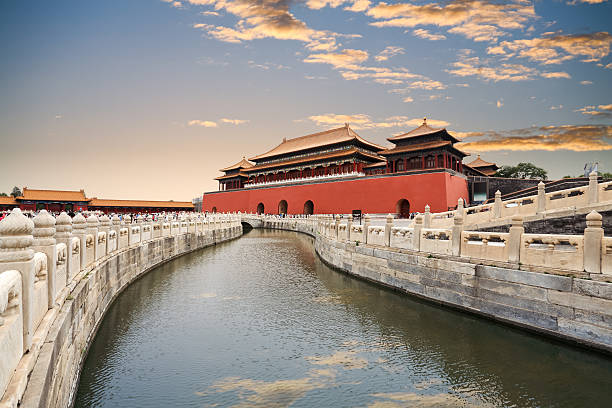 istock the forbidden city with gold water bridge 178080904