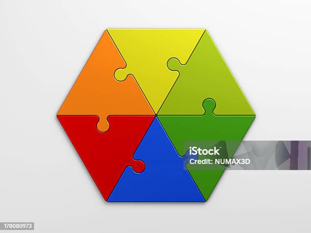 Sechseck Um Konzepte Stockfoto und mehr Bilder von Teilabschnitt - Teilabschnitt, Zahl 6, Geduldsspiel