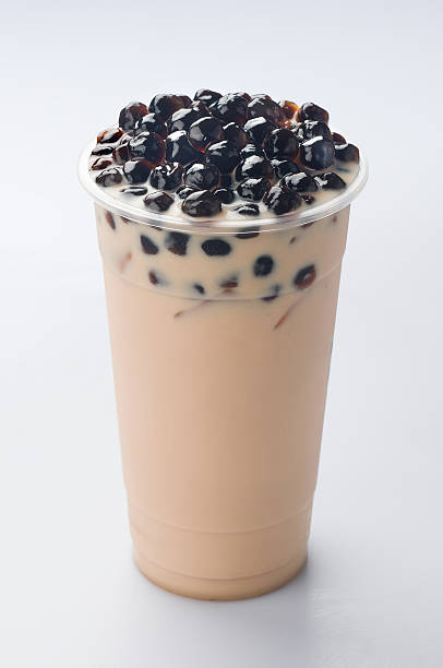 Pearl milk tea Pearl Milk Tea is Taiwan's most famous drink bubble tea photos stock pictures, royalty-free photos & images