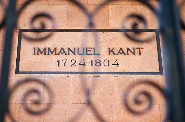 Immanuel Kant inscription Immanuel Kant inscription on wall of grave. Kaliningrad immanuel stock pictures, royalty-free photos & images
