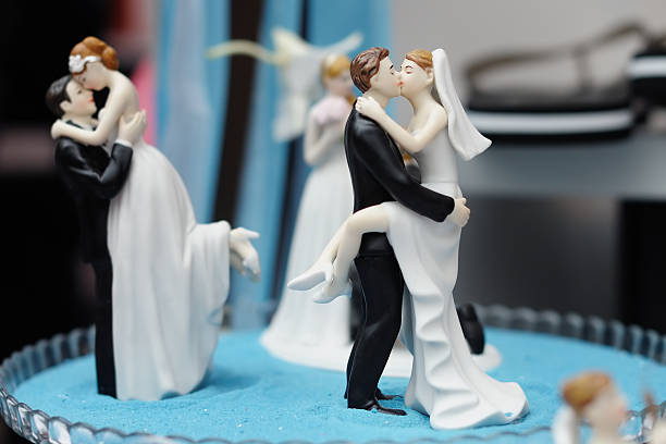 istock Figurines on top of wedding cake 178084313