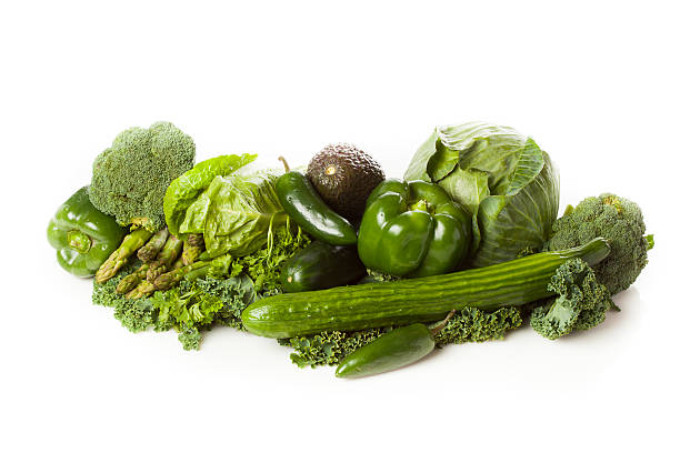istock Group of Fresh Organic Assorted Green Vegetables 178085308