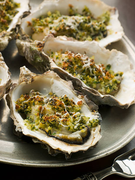 istock Platter of Oysters Rockefeller 178085886