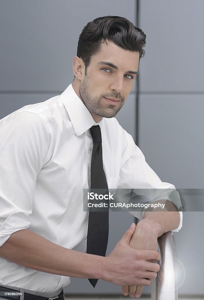 Serious business Portrait of a young handsome confident businessman Adult Stock Photo