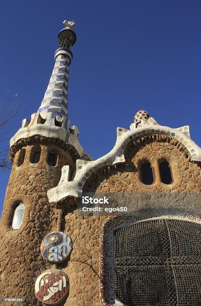 Park Guell - Lizenzfrei Antonio Gaudi Stock-Foto