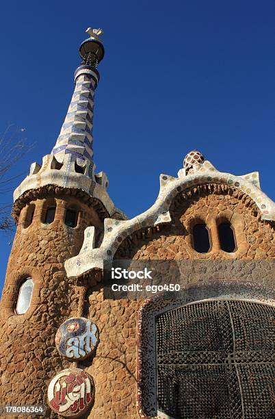 Park Guell Stockfoto und mehr Bilder von Antonio Gaudi - Antonio Gaudi, Architektur, Außenaufnahme von Gebäuden