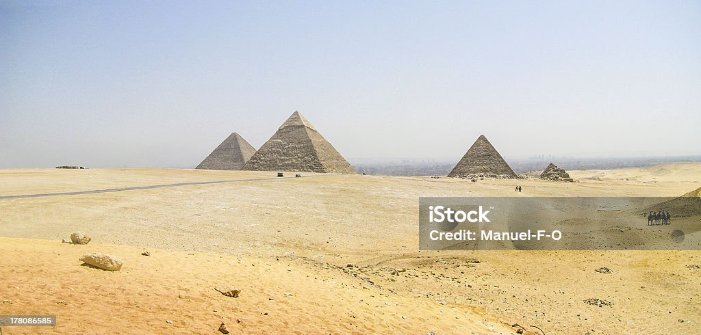 Pyramiden von Gizeh - Lizenzfrei Afrika Stock-Foto