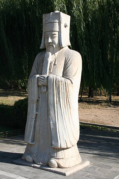istock Ming Tombs Statue, Chinese Royal White Marble 178087762