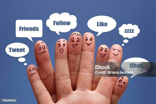 Social Media Stock Photo - Download Image Now - Humor, Social Media, Bubble