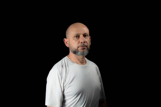 istock Bald, bearded man wearing casual clothes 1780898719