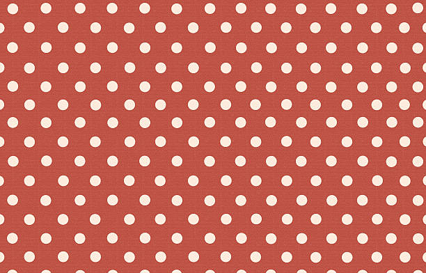 istock polka dot with red pastel color background 178090759