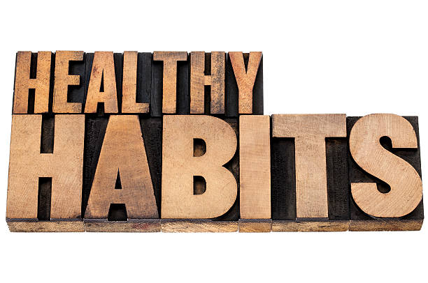 istock healthy habits in wood type 178090866