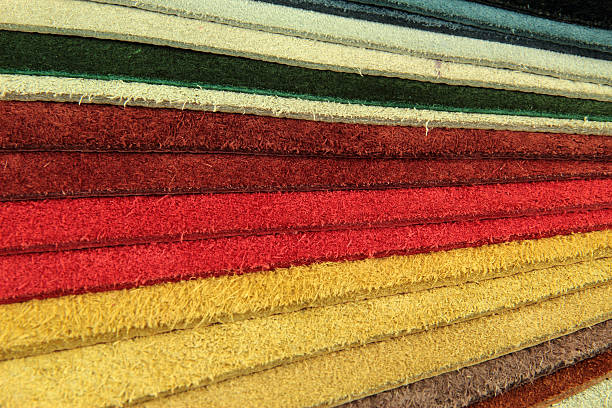 istock Color palette sample picker of leather material 178090886