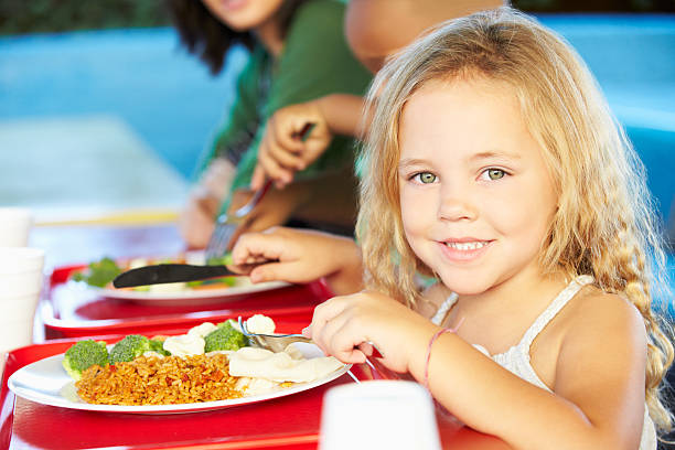istock Elementary Pupils Enjoying Healthy Lunch In Cafeteria 178090936