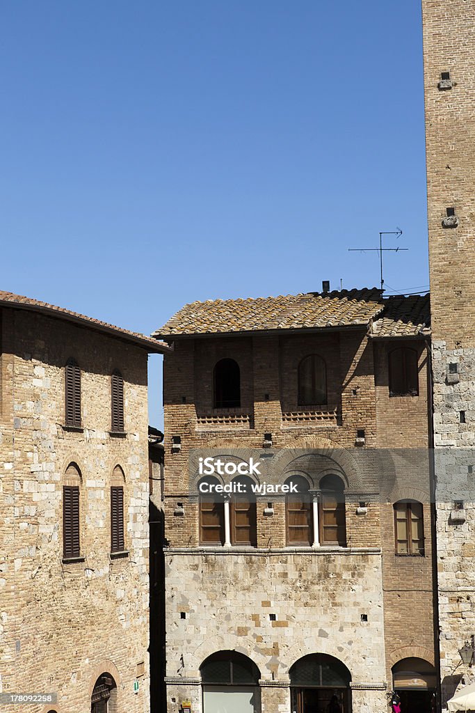 San Gimignano - Lizenzfrei Alt Stock-Foto