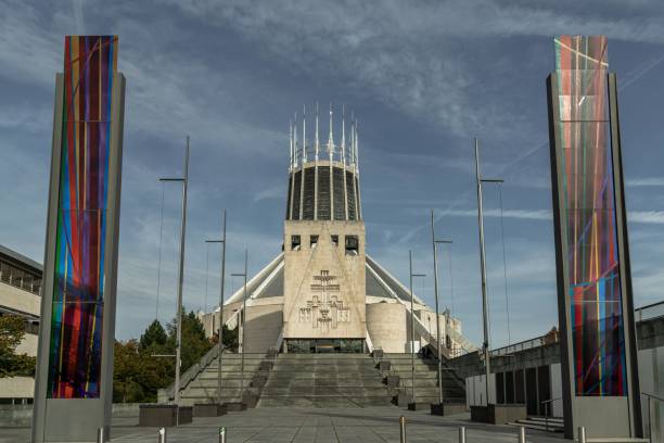 istock Beautiful architecture design of Liverpool metropolitan cathedral. 1780924193