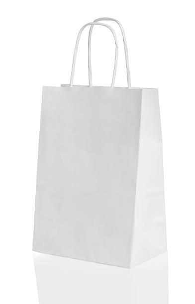 istock White paper shopping bag isolated with reflection 178092534